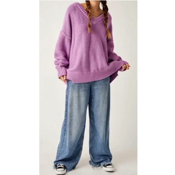 Free People Alli V-Neck Sweater - Picture 8 of 13